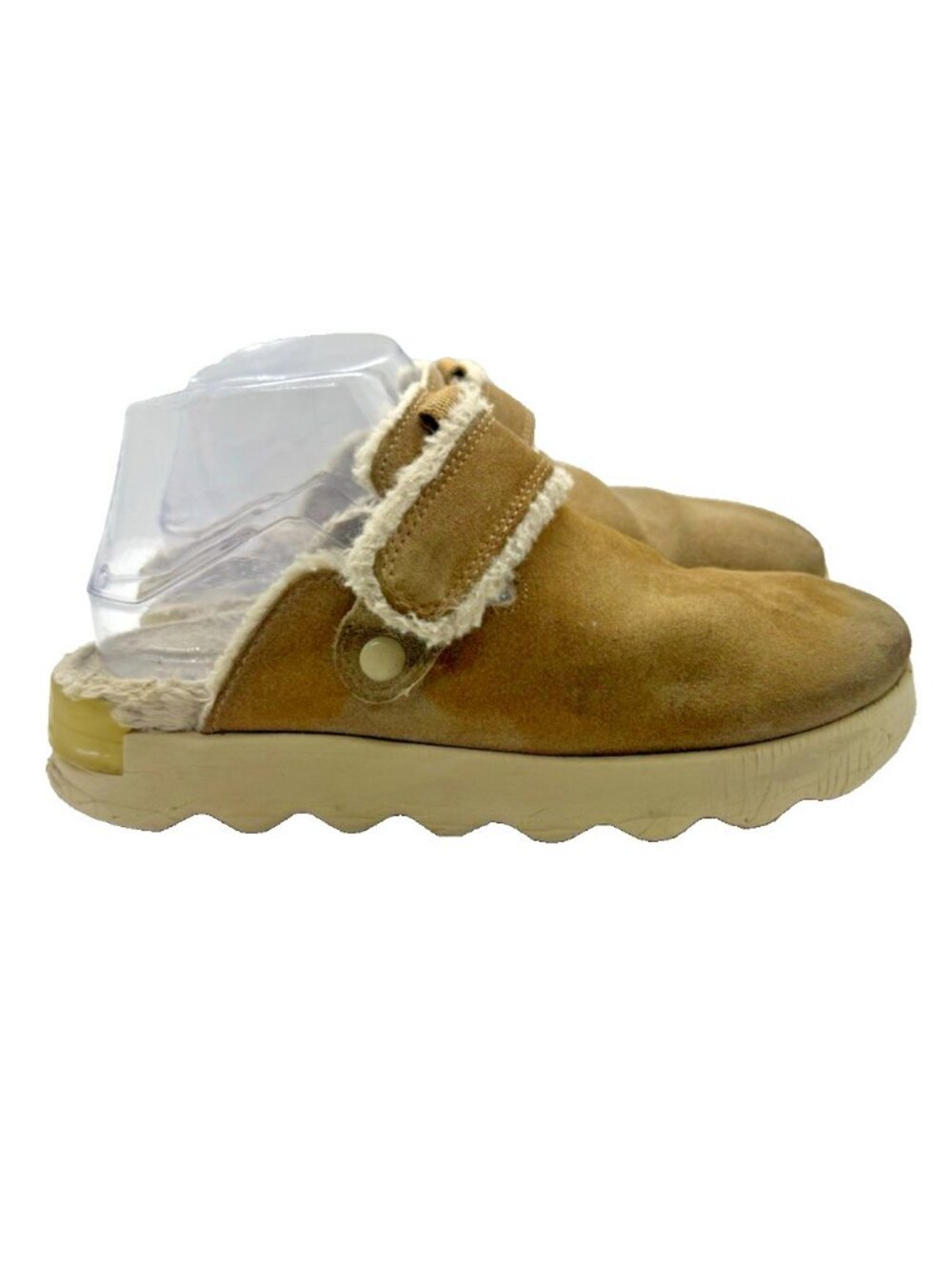 Sorel Viibe Shoes Womens Sz 7 Cozy Slip On Mule Clogs Slippers Tan Suede Leather